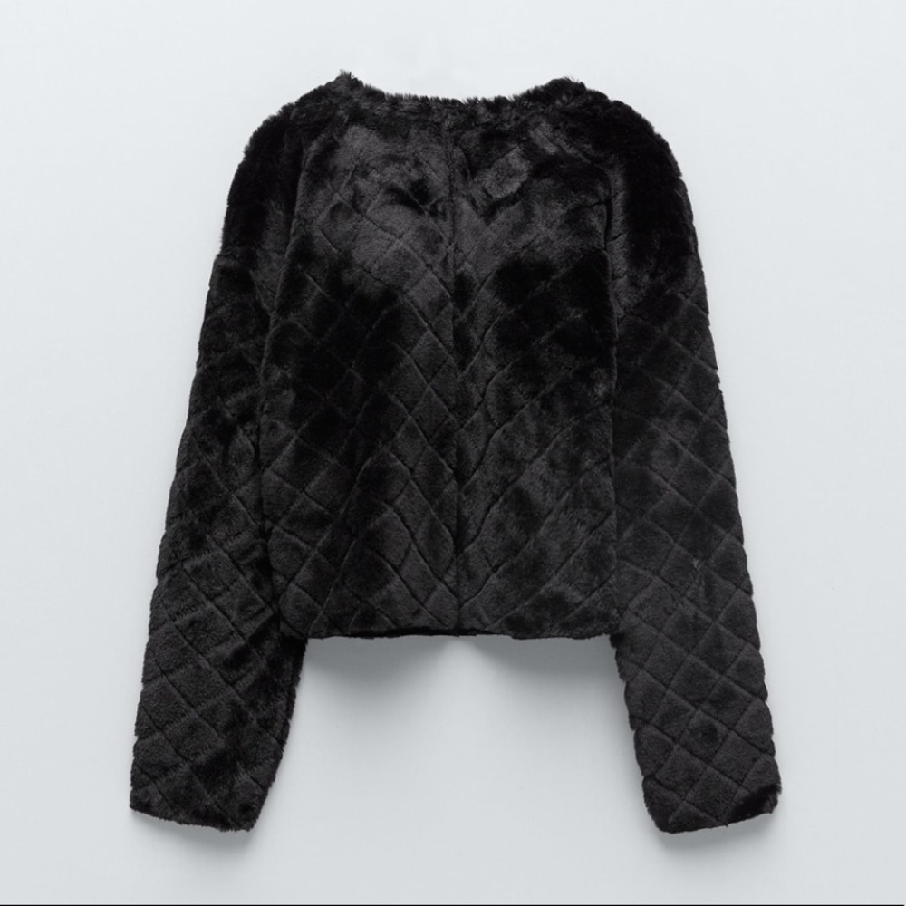 𝗡𝗪𝗧 𝗭𝗮𝗿𝗮 • Faux Fur Sweatshirt - Picture 3 of 9